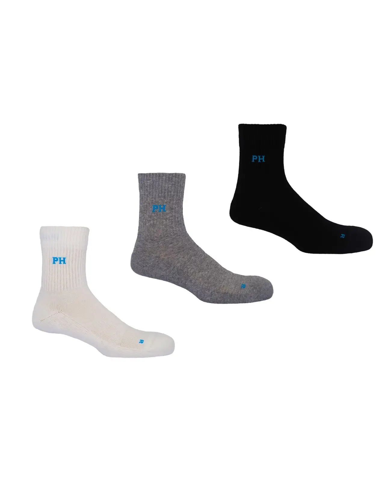Men PEPER HAROW 3 Pack Essential Quarter Mens Sport Socks - Mixed £27.00