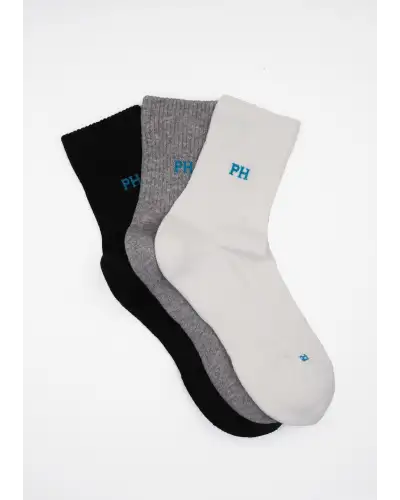 Men PEPER HAROW 3 Pack Essential Quarter Mens Sport Socks - Mixed £27.00