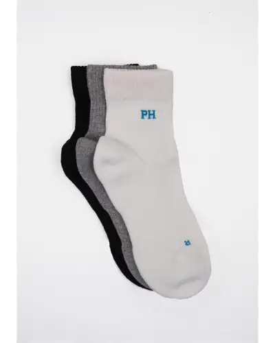 Men PEPER HAROW 3 Pack Essential Quarter Mens Sport Socks - Mixed £27.00