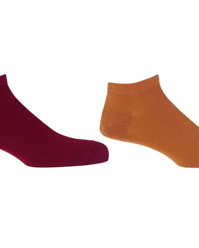 Men PEPER HAROW Classic Mens Trainer Socks Bundle - Burgundy Burnt Orange £18.00