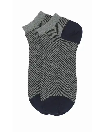 Men PEPER HAROW Lux Taylor Mens Trainer Socks - Grey £13.00
