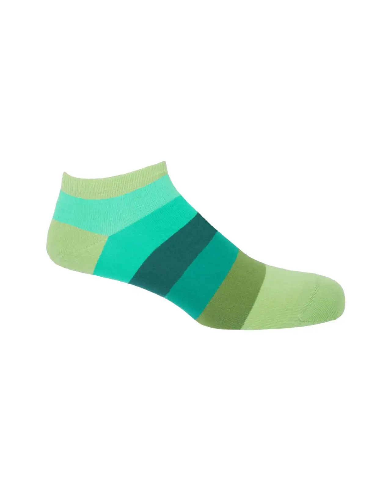 Men PEPER HAROW Block Stripe Mens Trainer Socks - Earth £13.00