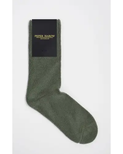 Men PEPER HAROW Ribbed Cuff Mens Bed Socks - Grey £15.00