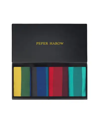 Block Stripe Women'S Trainer Socks Gift Box | PEPER HAROW PH 9072803905710 Women Sock