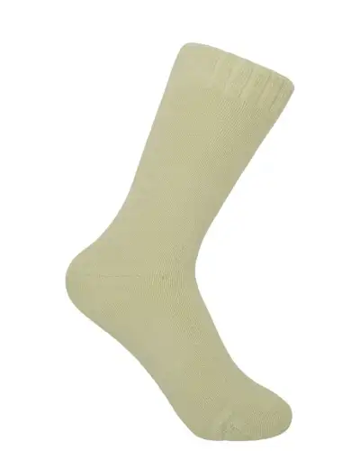 Women PEPER HAROW Ribbed Cuff Womens Bed Socks - Cream £15.00