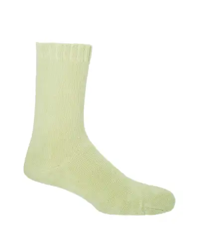 Men PEPER HAROW Ribbed Cuff Mens Bed Socks - Cream £15.00