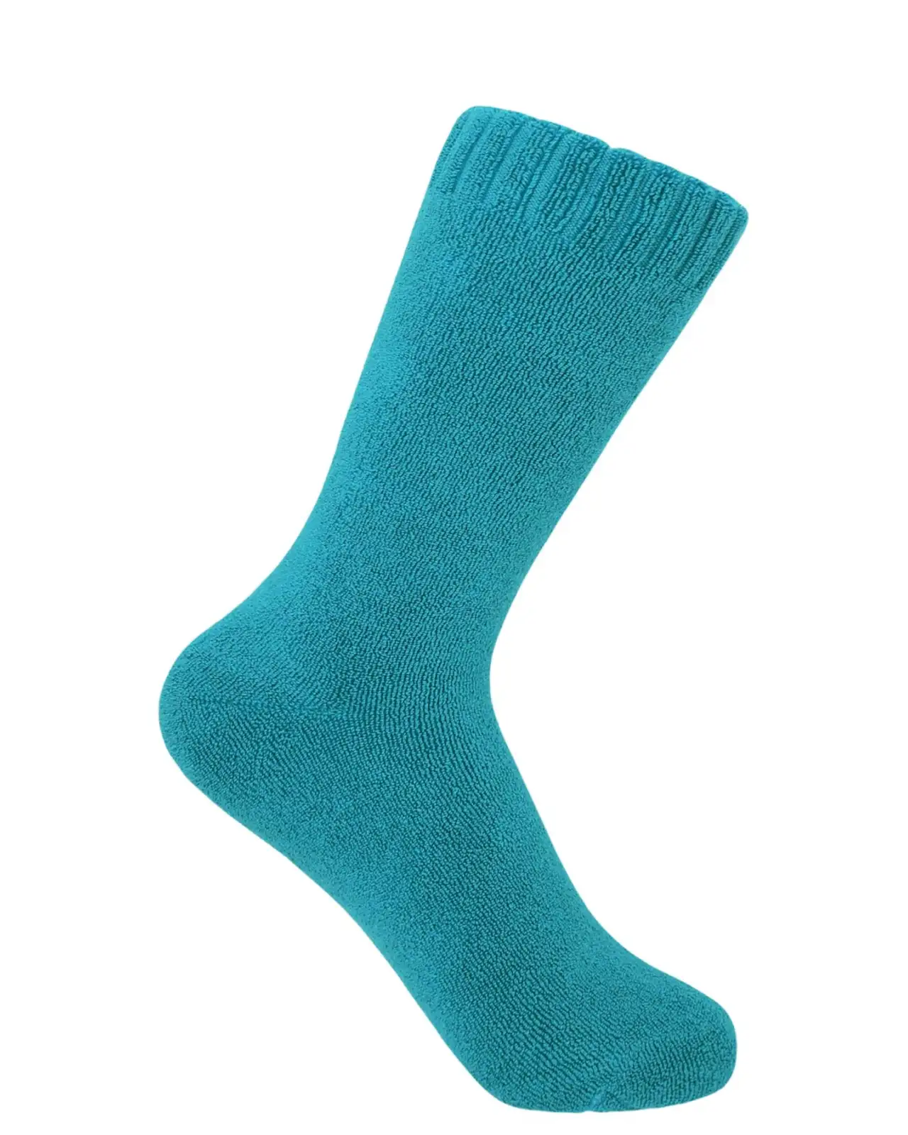 Women PEPER HAROW Ribbed Cuff Womens Bed Socks - Aqua £15.00
