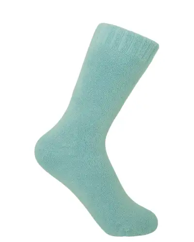 Women PEPER HAROW Ribbed Cuff Womens Bed Socks - Blue £15.00