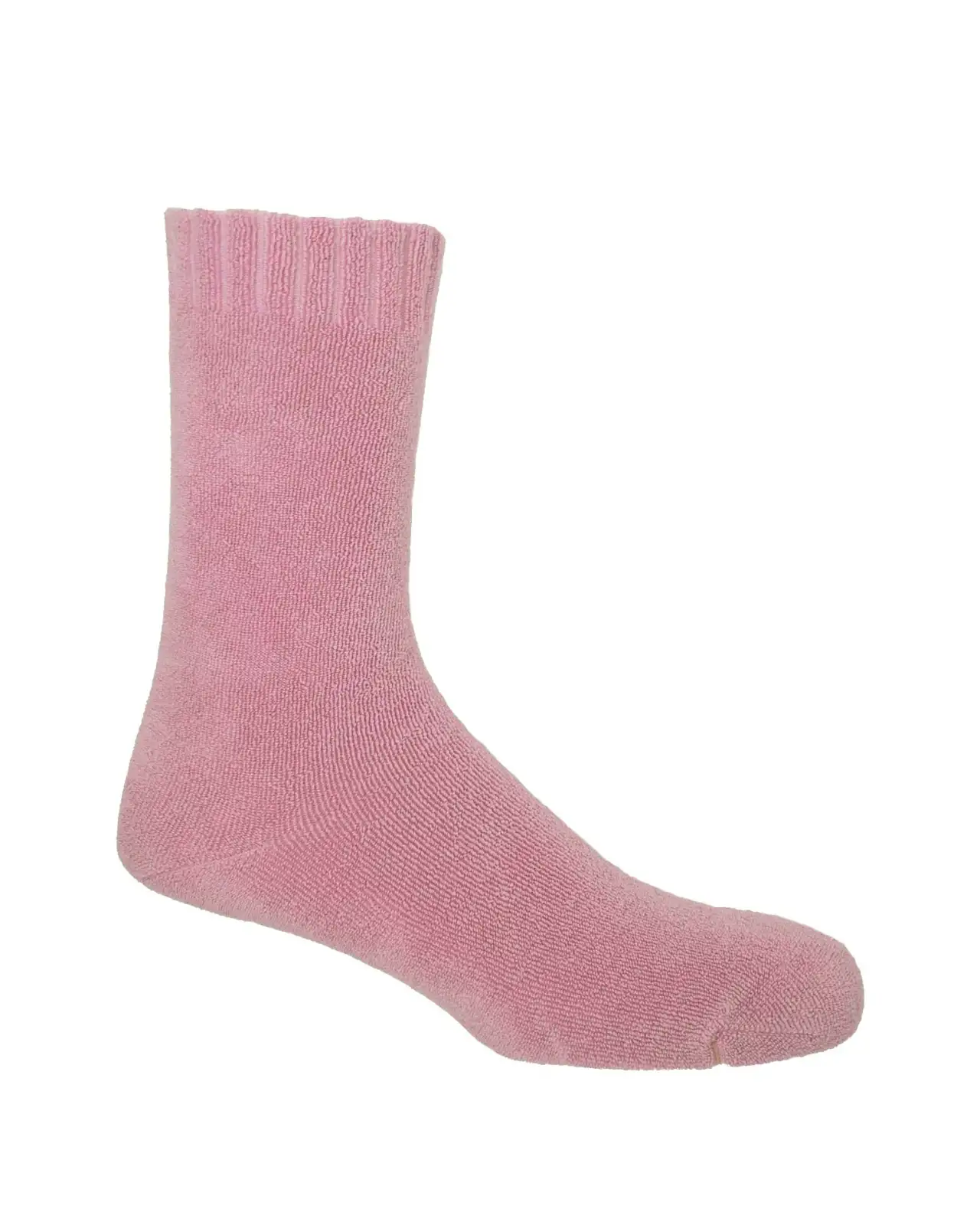 Men PEPER HAROW Ribbed Cuff Mens Bed Socks - Pink £15.00