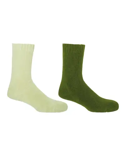 Men PEPER HAROW Ribbed Cuff Mens Bed Socks Bundle - Cream Green £24.00