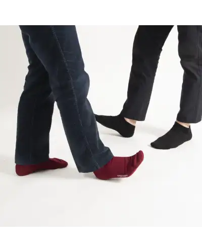 Men PEPER HAROW Classic Mens Socks - Burgundy £16.00