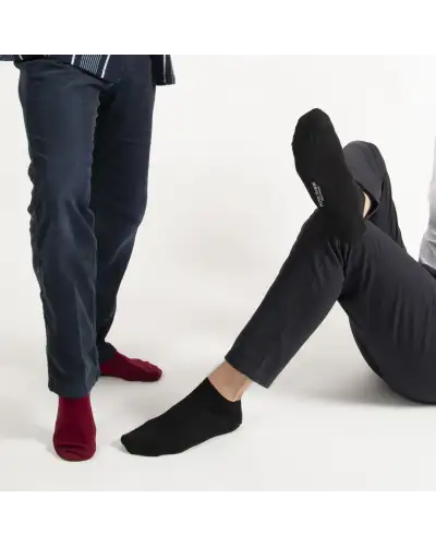 Men PEPER HAROW Classic Mens Socks - Burgundy £16.00