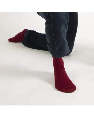 Men PEPER HAROW Classic Mens Socks - Burgundy £16.00