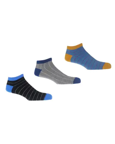 Dash Mens Trainer Socks Bundle - Black Grey Blue | PEPER HAROW PH 8007188349102 Men Sock