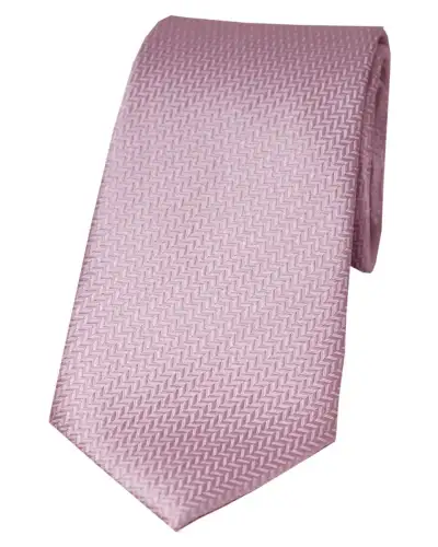 Silk Ties Soprano Ties Soprano Pale Lilac Herringbone Silk Tie £23.00