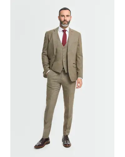 Blazers Victory and Innsbruck Gaston Sage Tweed Slim Fit Blazer £50.00