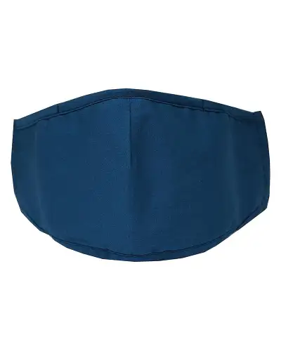 Face Masks Soprano Ties Plain Blue 100pc Cotton Washable And Reusable Face Mask £14.00