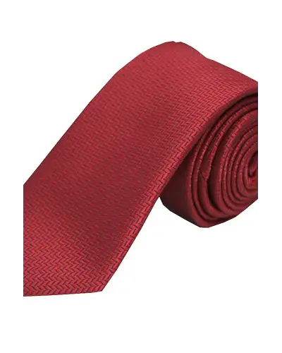 Polyester Ties Soprano Ties Soprano Herringbone Burgundy Polyester Tie £15.00
