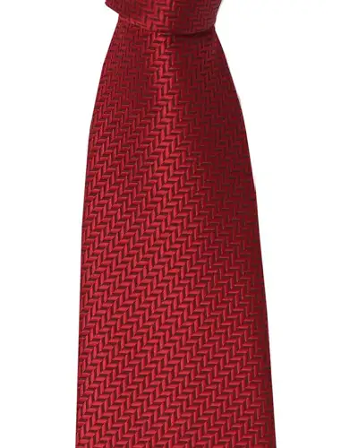 Polyester Ties Soprano Ties Soprano Herringbone Burgundy Polyester Tie £15.00