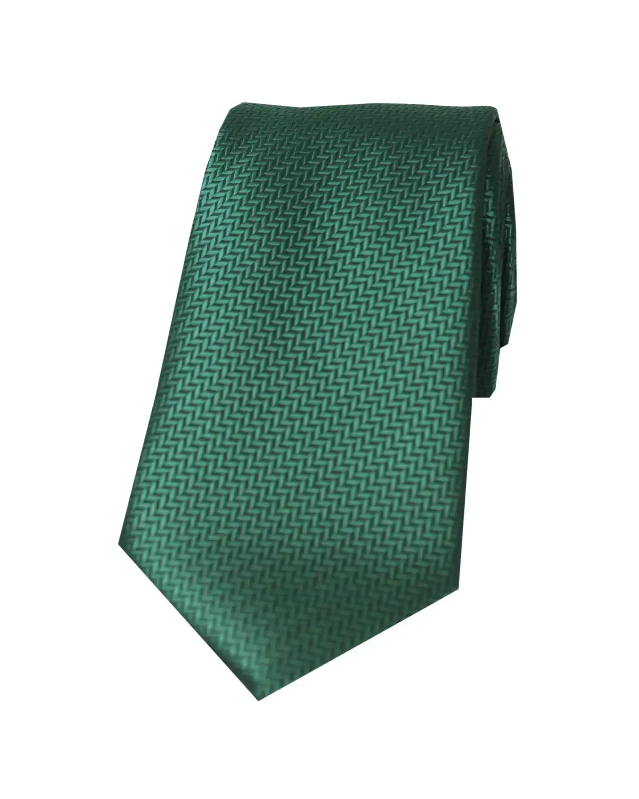 Polyester Ties Soprano Ties Soprano Herringbone Racing Green Polyester Tie £15.00