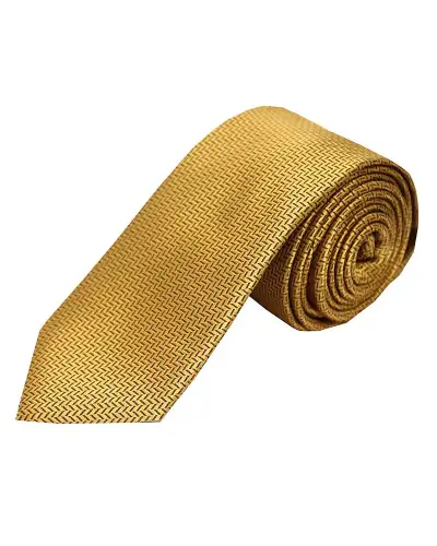 Polyester Ties Soprano Ties Soprano Plain Gold Herringbone Polyester Tie £15.00