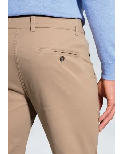Fit Trousers Brook Taverner Regular Fit Denver Sand Stretch Cotton Chinos £45.00
