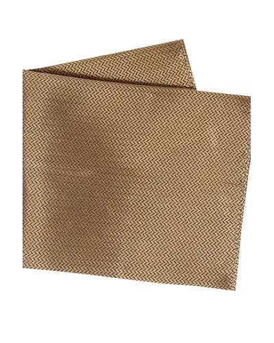 Pocket Square Soprano Ties Soprano Bronze Herringbone Silk Pocket Square £15.00