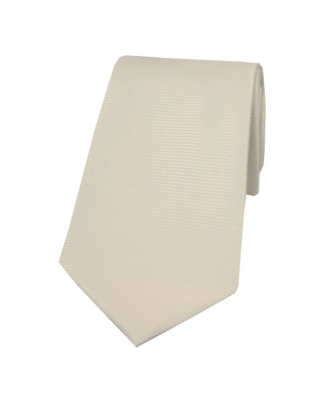 Polyester Ties Soprano Ties Soprano Ivory Horizontal Ribbed Polyester Tie £9.00