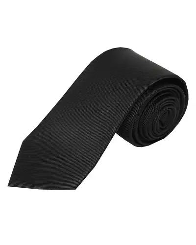 Silk Ties Soprano Ties Soprano Black Diagonal Ribbed Plain Silk Tie £24.00