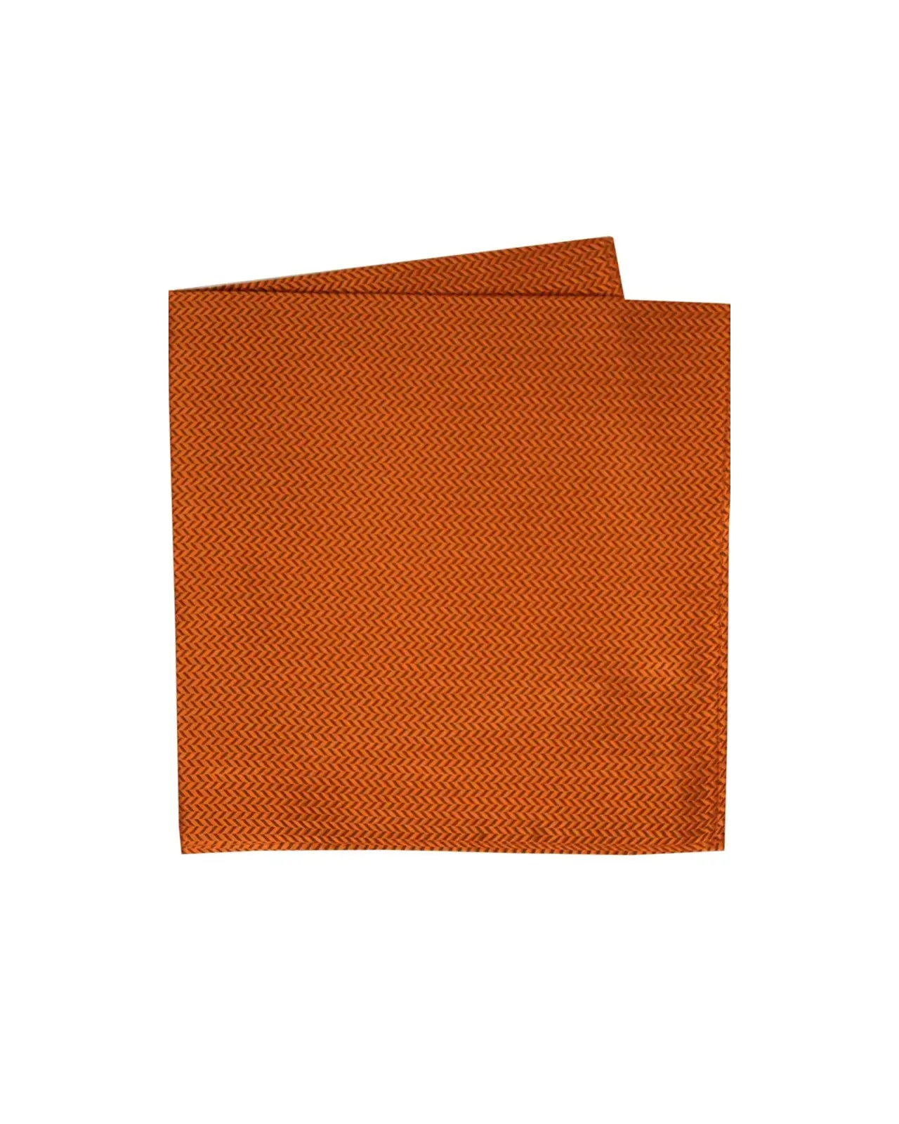Silk Hankies Soprano Ties Soprano Rust Herringbone Silk Hanky £15.00