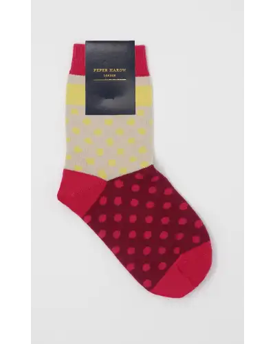 Women PEPER HAROW Katherine Womens Socks - Wine £15.00