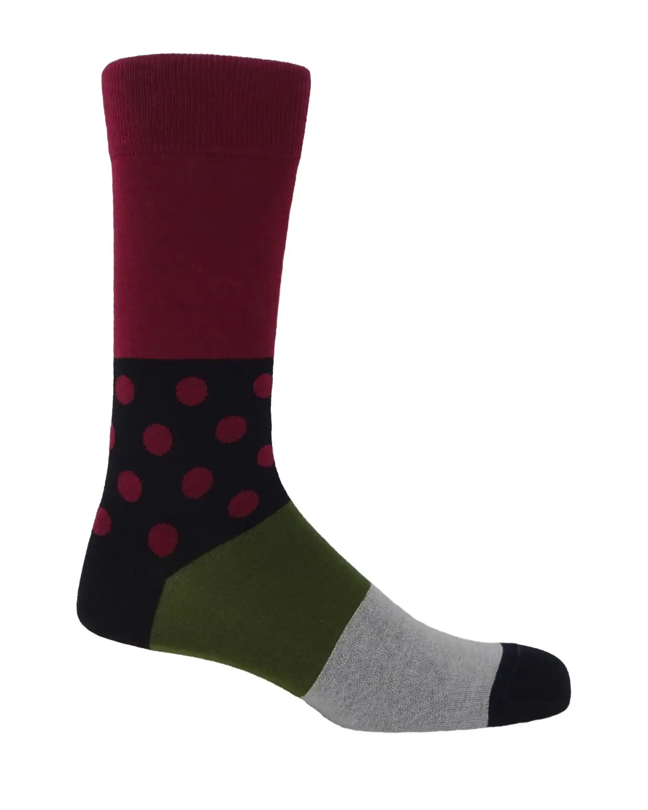 Men PEPER HAROW Mayfair Mens Socks - Burgundy £16.00