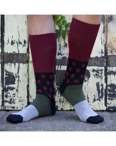 Men PEPER HAROW Mayfair Mens Socks - Burgundy £16.00