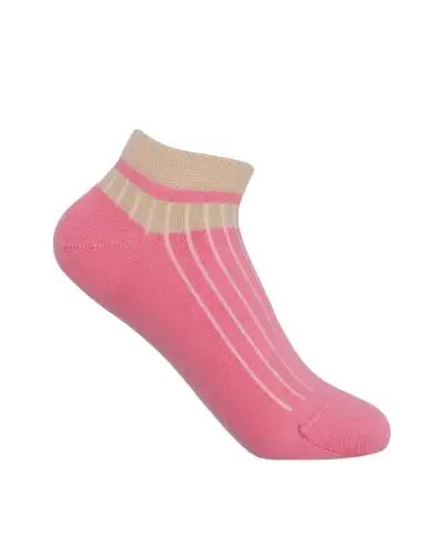 Women PEPER HAROW Old School Womens Trainer Socks - Pink £11.00