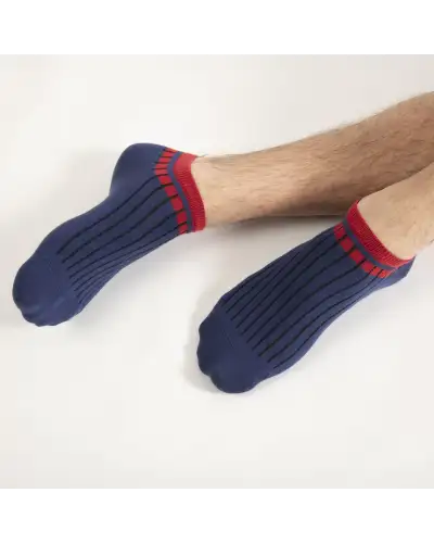 Men PEPER HAROW Old School Mens Trainer Socks - Navy £13.00