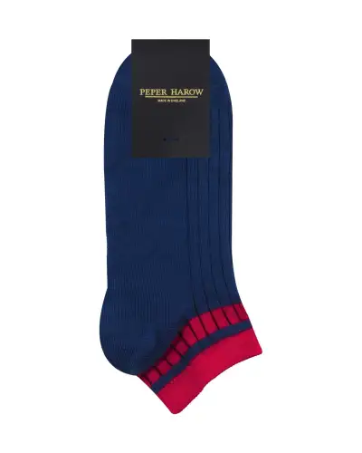 Men PEPER HAROW Old School Mens Trainer Socks - Navy £13.00