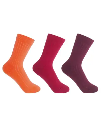 Women PEPER HAROW 3 Pack Essential Womens Socks - Sunset £29.00