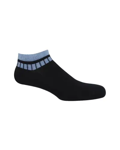 Men PEPER HAROW Old School Mens Trainer Socks - Black £13.00
