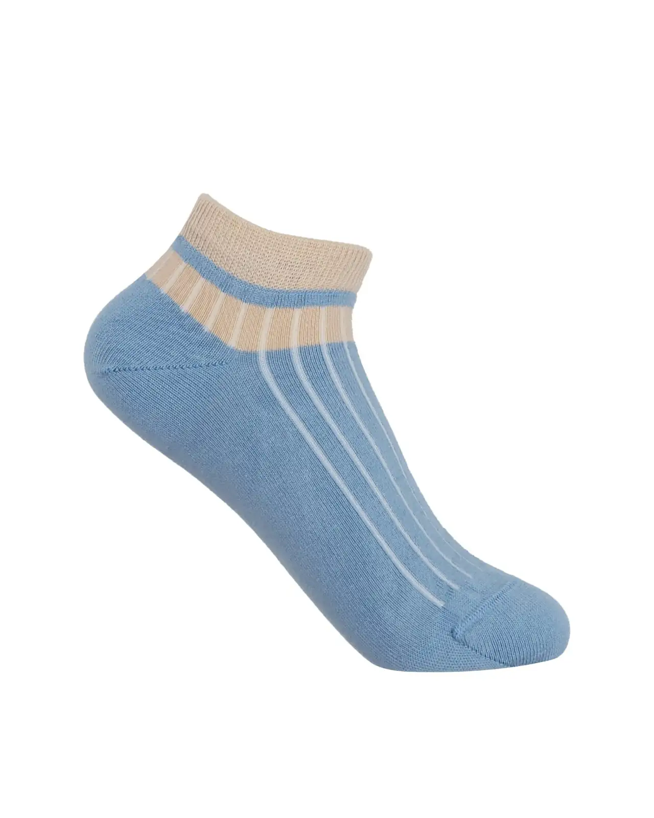 Women PEPER HAROW Old School Womens Trainer Socks - Blue £11.00