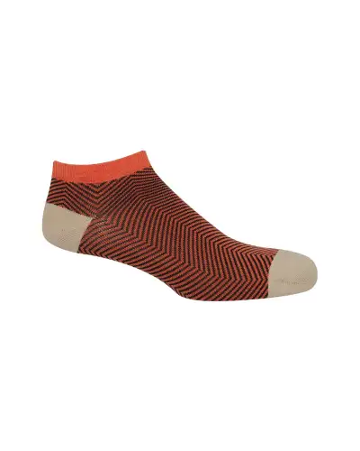 Men PEPER HAROW Lux Taylor Mens Trainer Socks - Orange £13.00
