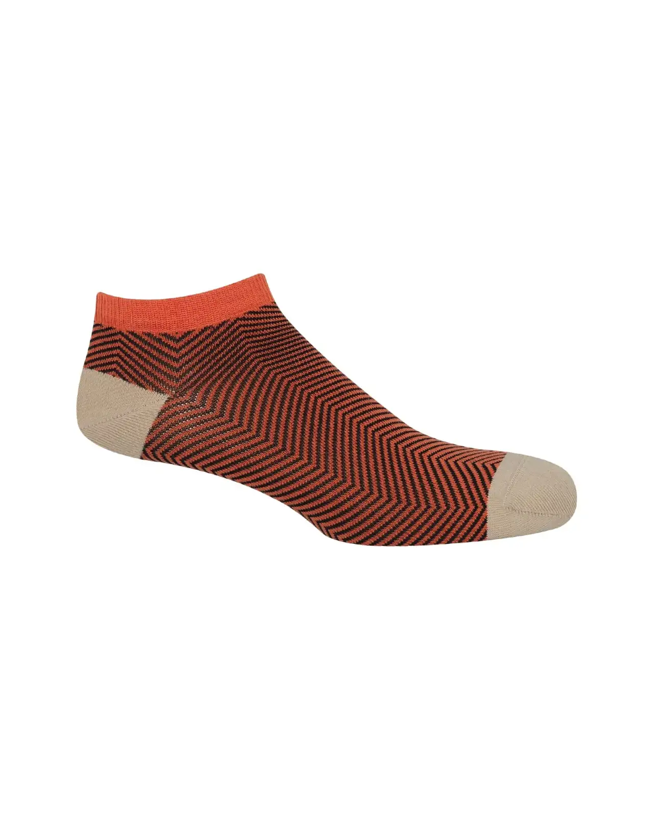 Men PEPER HAROW Lux Taylor Mens Trainer Socks - Orange £13.00