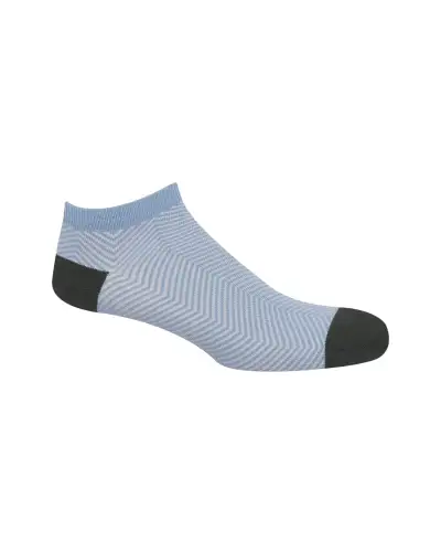 Men PEPER HAROW Lux Taylor Mens Trainer Socks - Sky £13.00