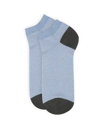 Men PEPER HAROW Lux Taylor Mens Trainer Socks - Sky £13.00