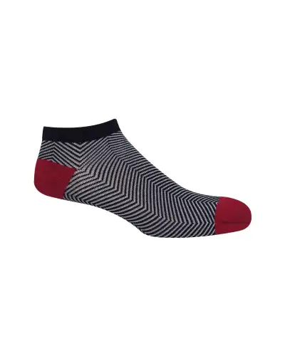 Men PEPER HAROW Lux Taylor Mens Trainer Socks - Black £13.00