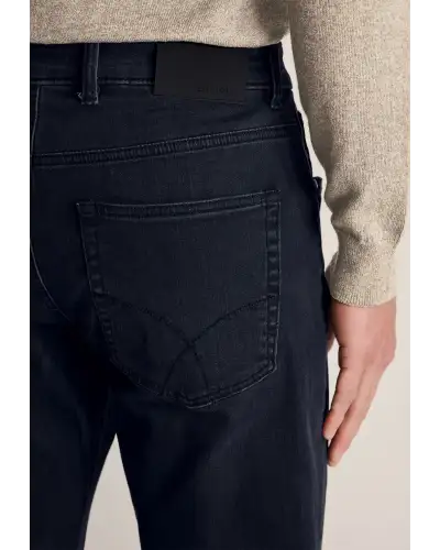 Fit Trousers Brook Taverner Tailored Fit Boulder Blue Black Denim Jeans £54.00