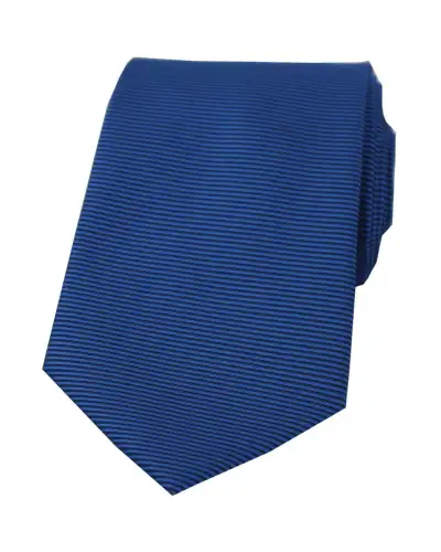 Polyester Ties Soprano Ties Soprano Royal Blue Horizontal Ribbed Polyester Tie £15.00