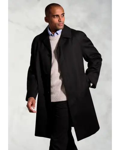 Coats Brook Taverner Black Whipcord Raincoat £161.00