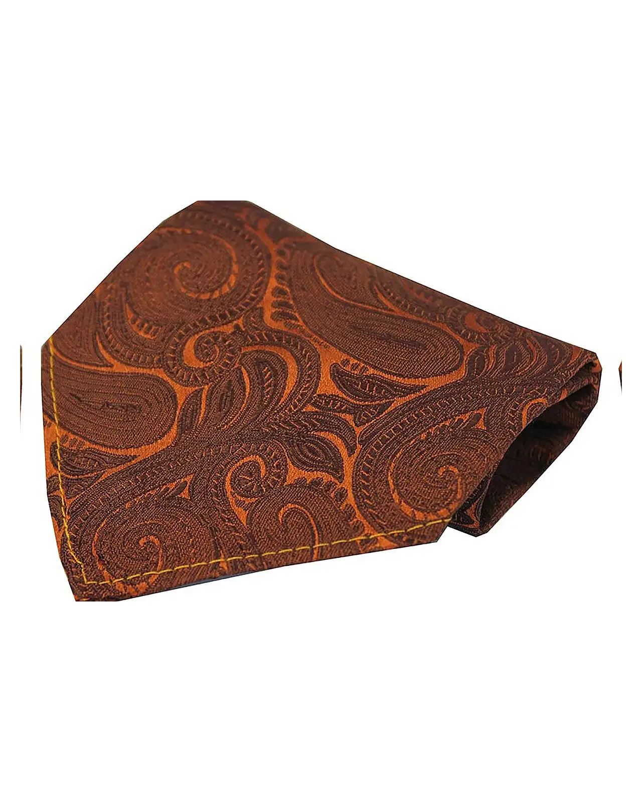 Silk Hankies Soprano Ties Soprano Copper Paisley Luxury Silk Hanky £9.00