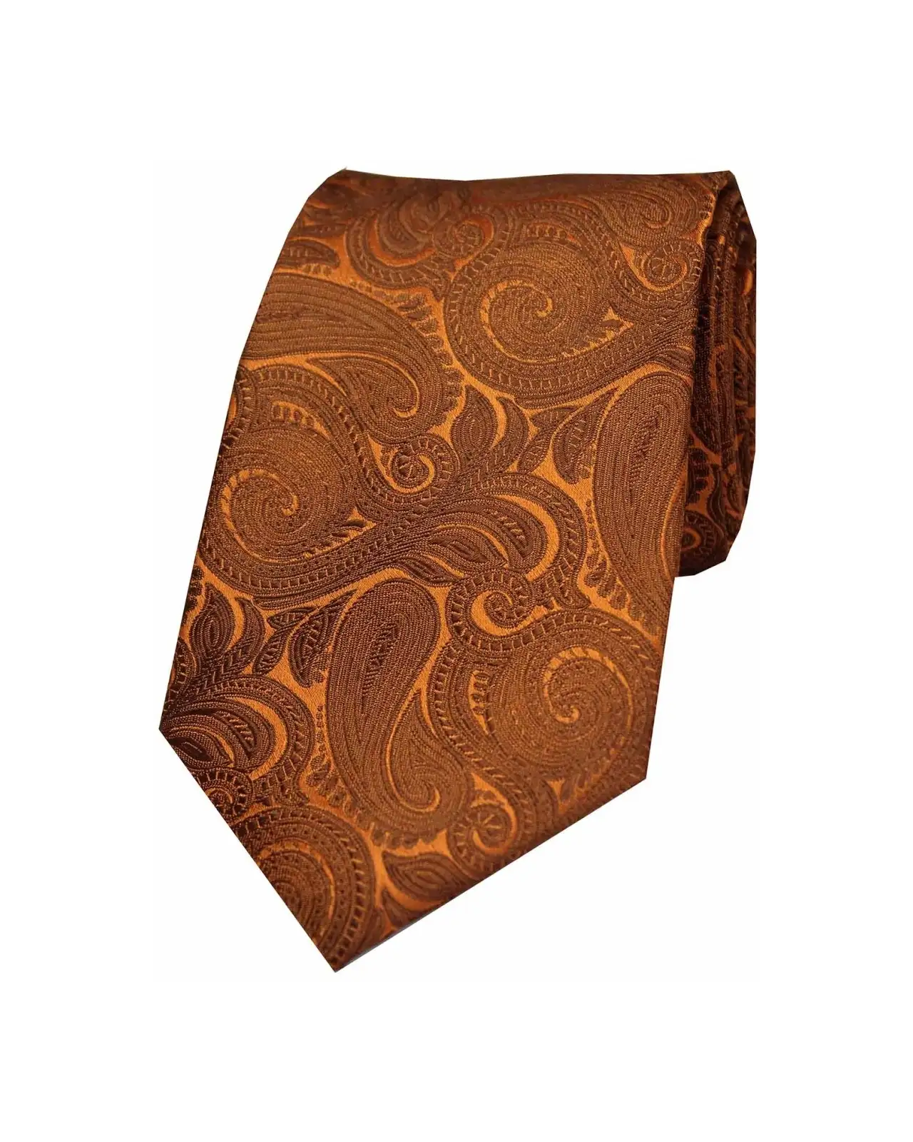 Paisley Ties Soprano Ties Soprano Copper Paisley Silk Tie £24.00