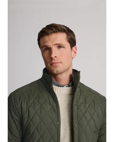 Jackets Brook Taverner Haydock Khaki Quilted Water Repellent Jacket £89.00